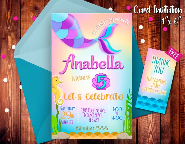 Invitación de Sirenas