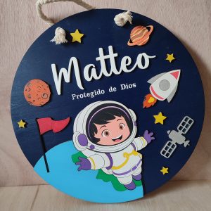 Letrero Astronauta