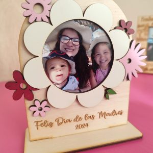 Porta retrato con base Flor