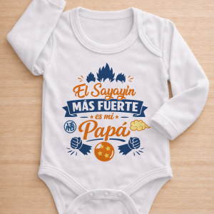Body De Bebé Mi Papá Es El Sayayin Mas Fuerte