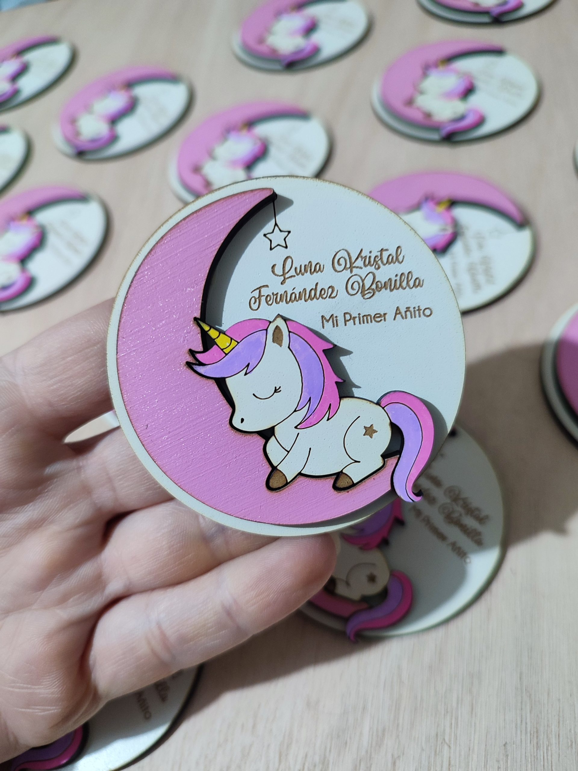 Recuerdito de Unicornio Luna